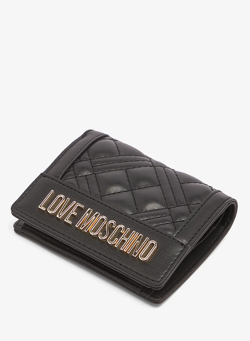 Love Moschino Quilted PU Wallet Quilted Collection